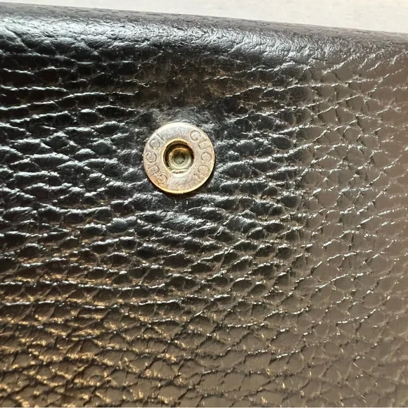 Gucci pebble leather, long wallet‎ - Picture 5 of 13